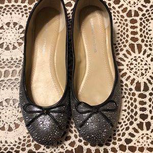 Adrienne Vittadini jeweled flats, size 7M